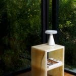 marble side table onyx blanco sideliner blanco - marble side table